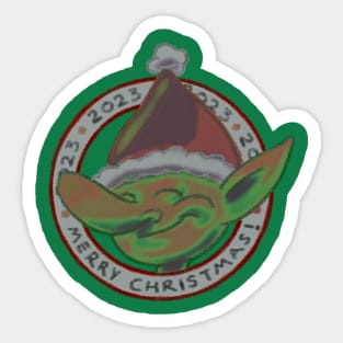 merry christmas goblin 2 Sticker